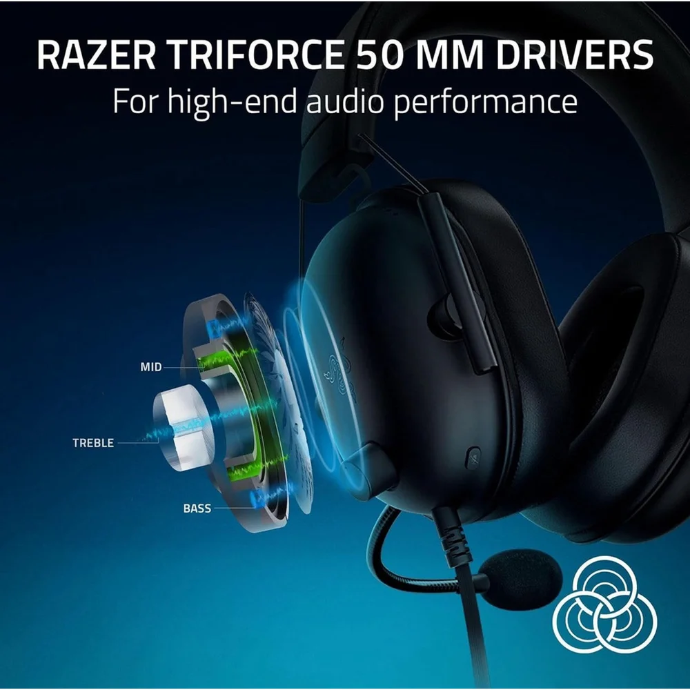 Razer BlackShark v2 X Wired Gaming Headset• Xbox & 3mm Multi Platform PS5/4-BLK